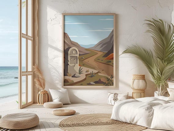 Mountain Pass Landscape Print