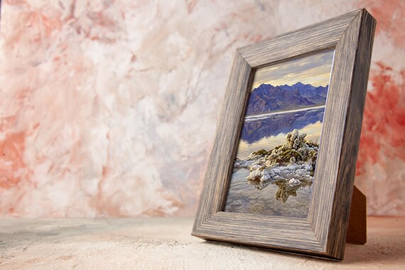 Salt Flat Reflection Print