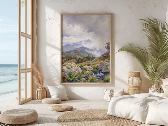 Fire Lookout Tower Print