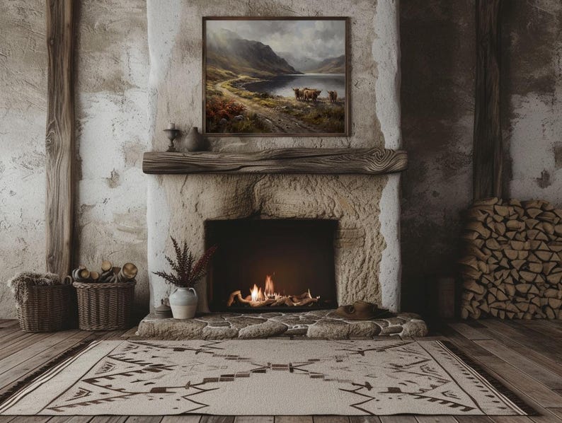 Scottish Highland Loch Print