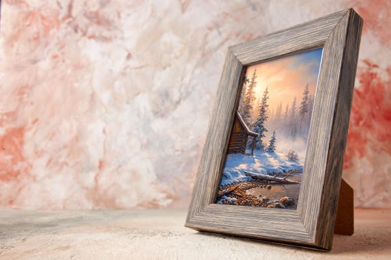 Christmas Gift Winter Cabin Wall Art Printable