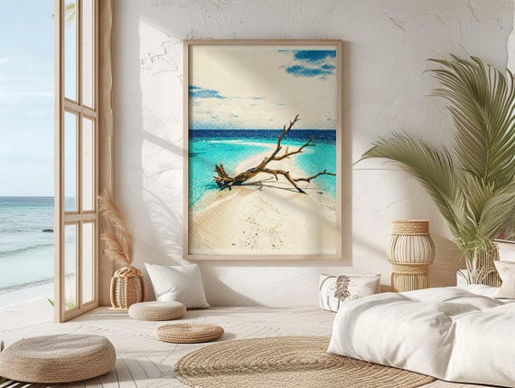 Tropical Sandbar Wall Art