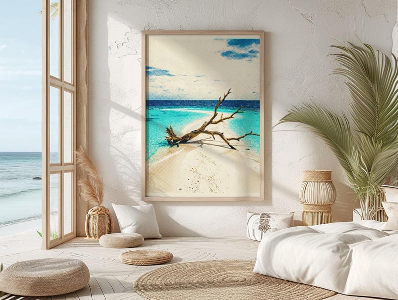 Tropical Sandbar Wall Art