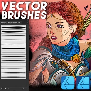 Affinity Brushes, Affinity Contour Brushes, Affinity Designer Brush Packs, Tattoo Shading Embossing Essential Kit, Tattoo Brushes