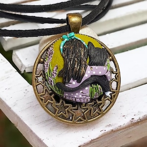 Collana Con Ciondolo Gatto 'Sii La Tua Bambola Gattina' - Regalo Per Amanti Dei Gatti - Foto 4