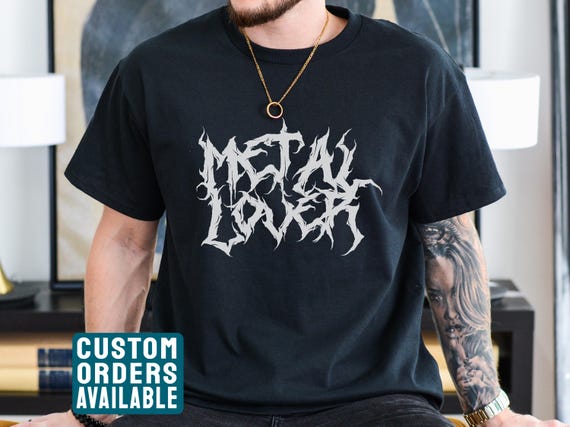Maglietta Donna Style3 Darth Metal Band - Girocollo, 100% Cotone Premium