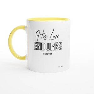 bible verse Ceramic Mug with Color Inside