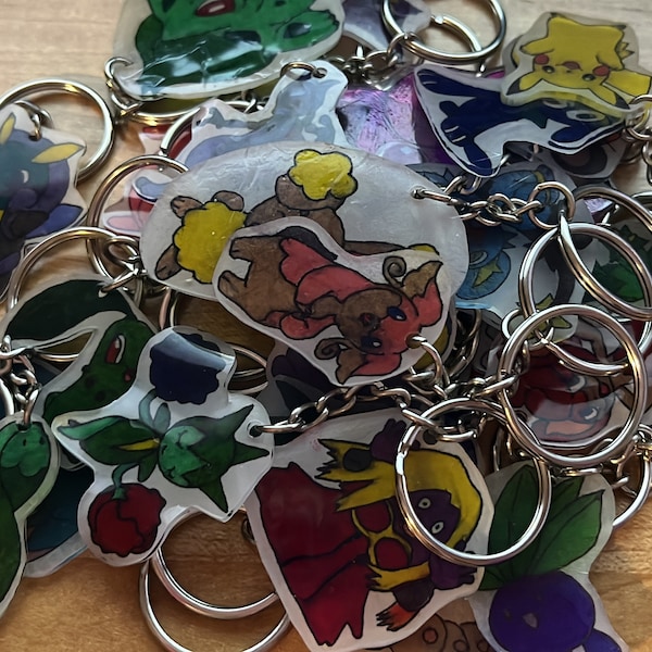 Custom Shrinky Dink Keychain