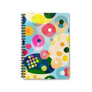 Multi-colored Fun Design Spiral Notebook - Ruled Line