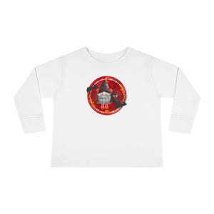 Koszulka z długim rękawem dla malucha z motywem Draculi i Gnoma na Halloween