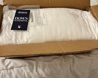 NEW Beckham Hotel Collection super plush gel-fiber filled pillows, king (2)