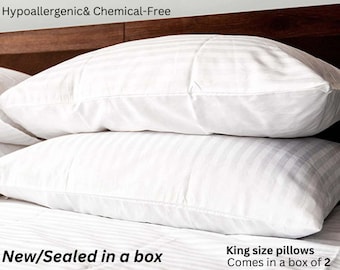 NEW Beckham Hotel Collection super plush gel-fiber filled pillows, king (2)