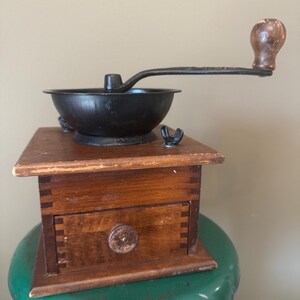 Antique coffee grinder