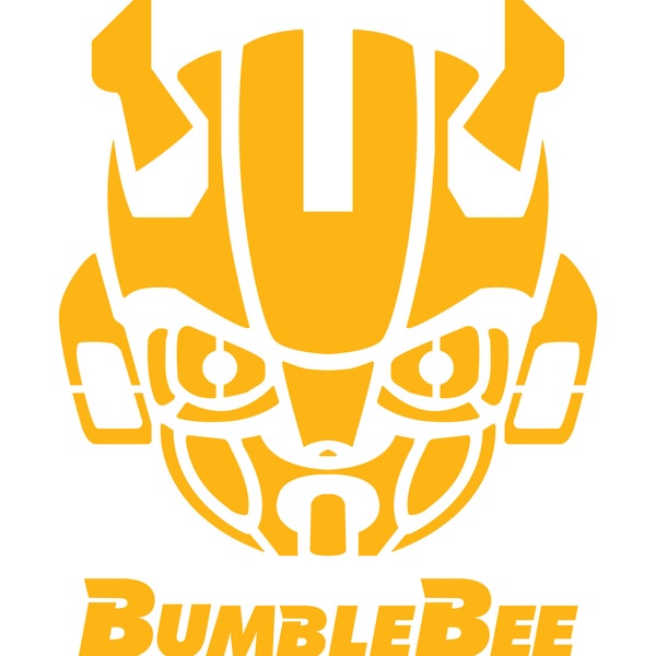 Bumblebee Transformes Vinyl Vector