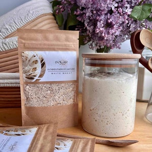 Sourdough starter White wheat-30 grams, sourdough for bread