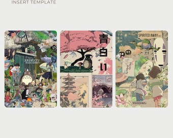 Studio Ghibli Kindle Insert: Spirited Away, Totoro Designs (Digital Download)