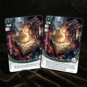 Lucky Cigarette Case V2 (Asset) - Compatible with Arkham Horror LCG - High Quality Proxies - Fanmade  - Full Art