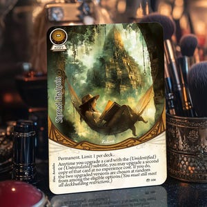 Slimme analyse (LIMITED) - goud vergulde randen - compatibel met Arkham Horror LCG - proxy's van hoge kwaliteit - door fans gemaakt - volledige kunst