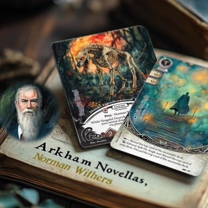 N. Withers - Novella Ersatz (VORBESTELLUNG) - Kompatibel mit Arkham Horror LKG - Hochwertige Proxies - Fanmade - Full Art - Buch Promo