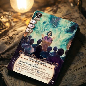 Motiverende toespraak 4XP (evenement) - compatibel met Arkham Horror LCG - proxy's van hoge kwaliteit - door fans gemaakt - volledige kunst