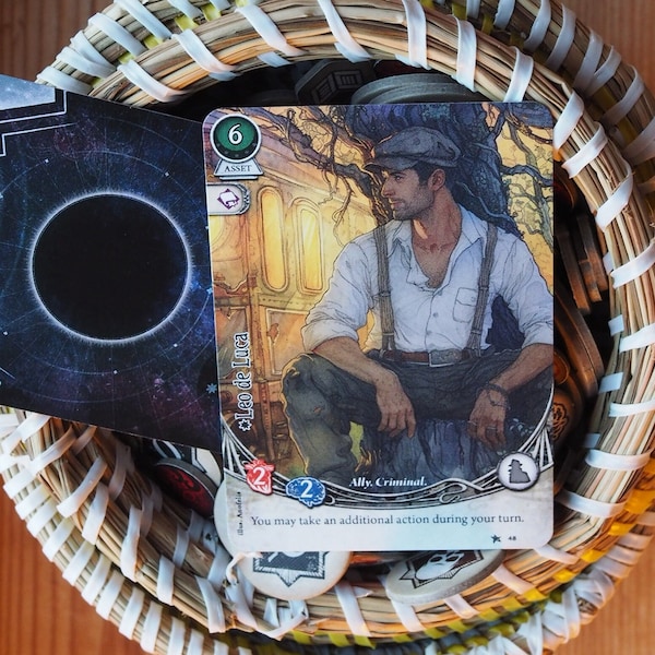 Leo De Luca - Arkham Horror LCG - Custom - Full-Art - Promo Style