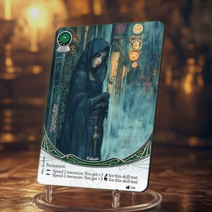 Streetwise 3XP (LIMITED) - Bords dorés verts - Compatible avec l'horreur d'Arkham LCG - Proxies de haute qualité - Fanmade - Art complet