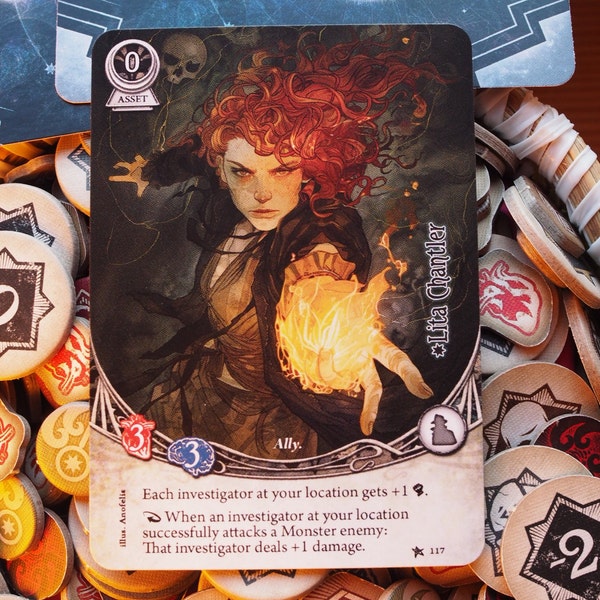 Lita Chantler - Arkham Horror LCG - Custom - Full-Art - Promo Style