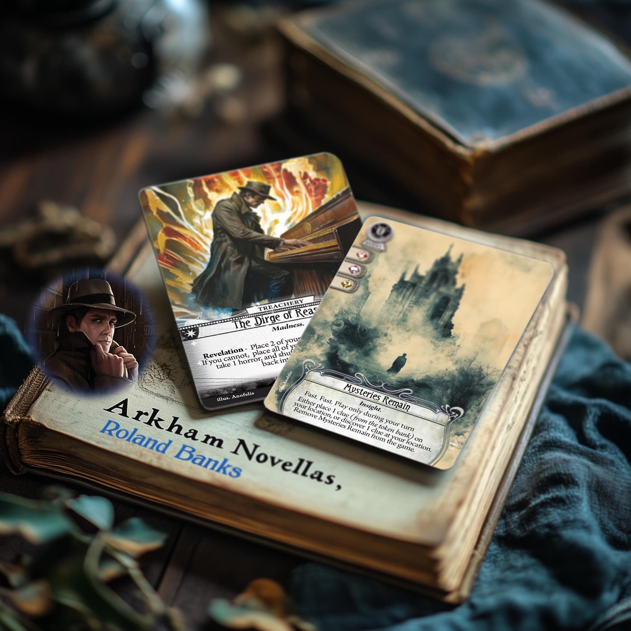 R. Banks - Novella Replacement - Compatible With Arkham Horror LCG - High Quality Proxies - Fanmade - Full Art - Book Promo - Etsy R. Banks - Novella Replacement - Compatible With Arkham Horror LCG - High Quality Proxies - Fanmade - Full Art - Book Promo - Etsy