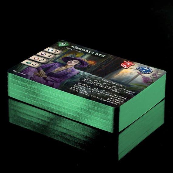 Alessandra Zorzi (glitter Edge) - Compatible With Arkham Horror