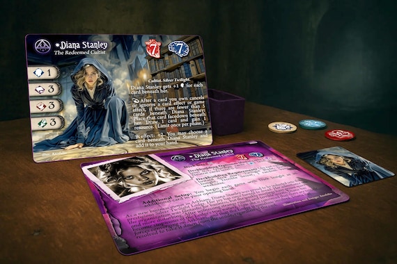 Diana Stanley (glitter Edge) - Compatible With Arkham Horror LCG - Custom - Full-art - Promo Style Investigator Card - Etsy Hong Kong Diana Stanley (glitter Edge) - Compatible With Arkham Horror LCG - Custom - Full-art - Promo Style Investigator Card - Etsy Hong Kong
