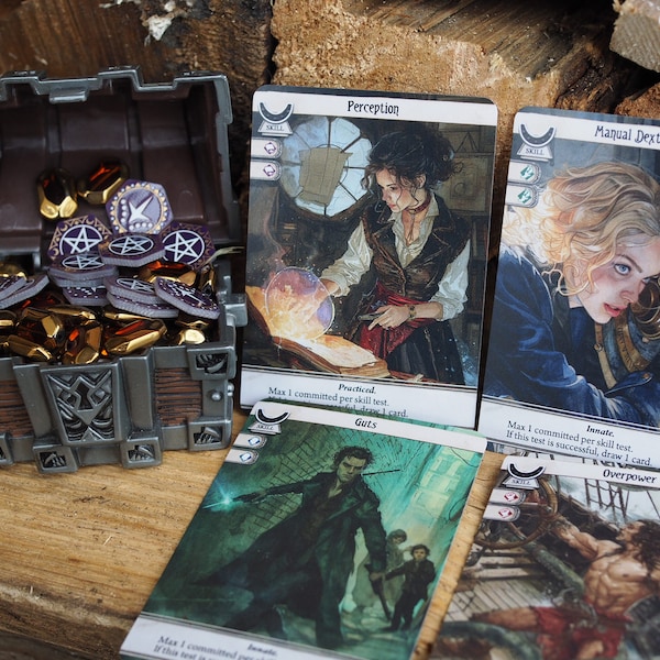 Grundfertigkeiten - Arkham Horror LKG - Custom - Full-Art - Promo Style