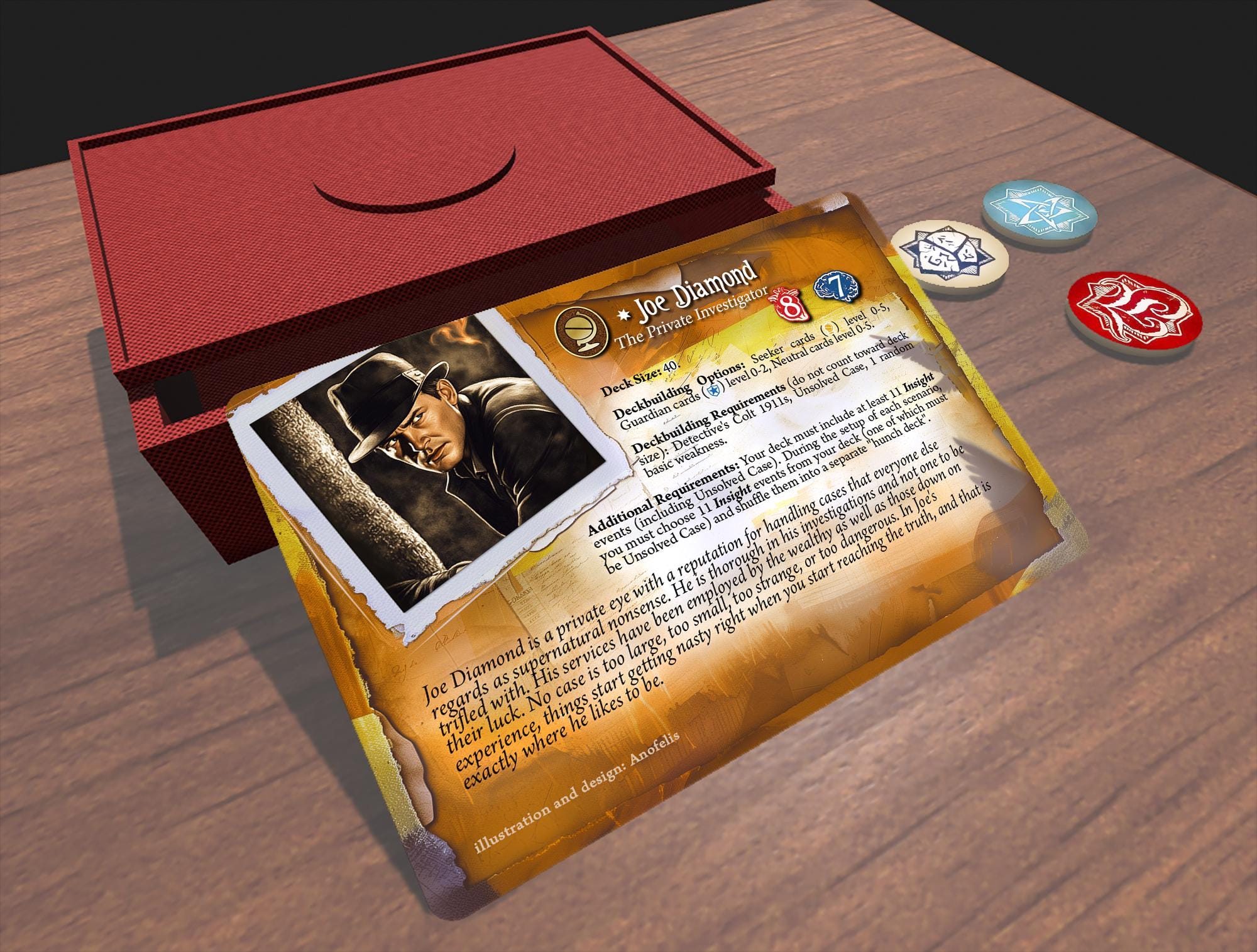 Joe Diamond (yellow Glitter Edge) - Compatible With Arkham Horror LCG -  Custom - Full-art Investigator Card - Etsy