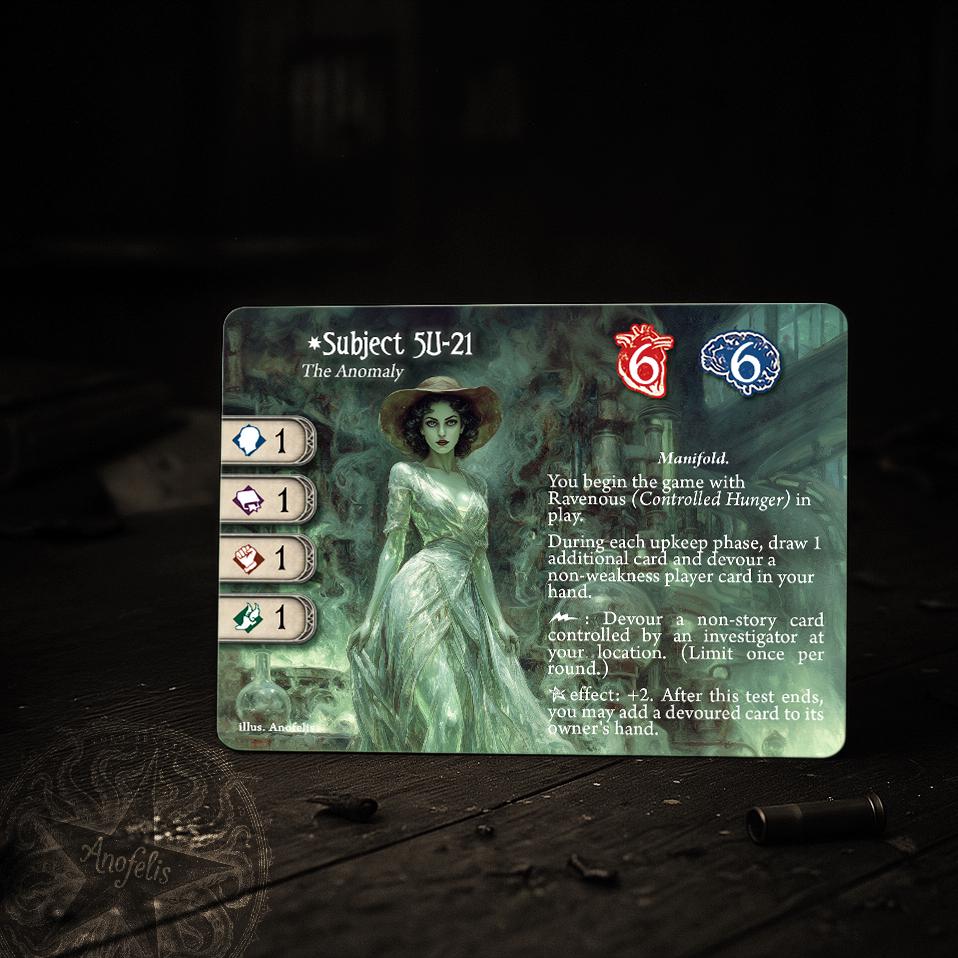 Subject 5U-21 (glitter Edge) - Compatible With Arkham Horror LCG - Custom - Full-art - Promo Style Investigator Card - Etsy Subject 5U-21 (glitter Edge) - Compatible With Arkham Horror LCG - Custom - Full-art - Promo Style Investigator Card - Etsy