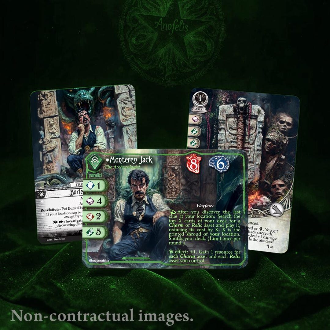 arkham horror relic cards The Rebalance Project Monterey Jack - Relics of