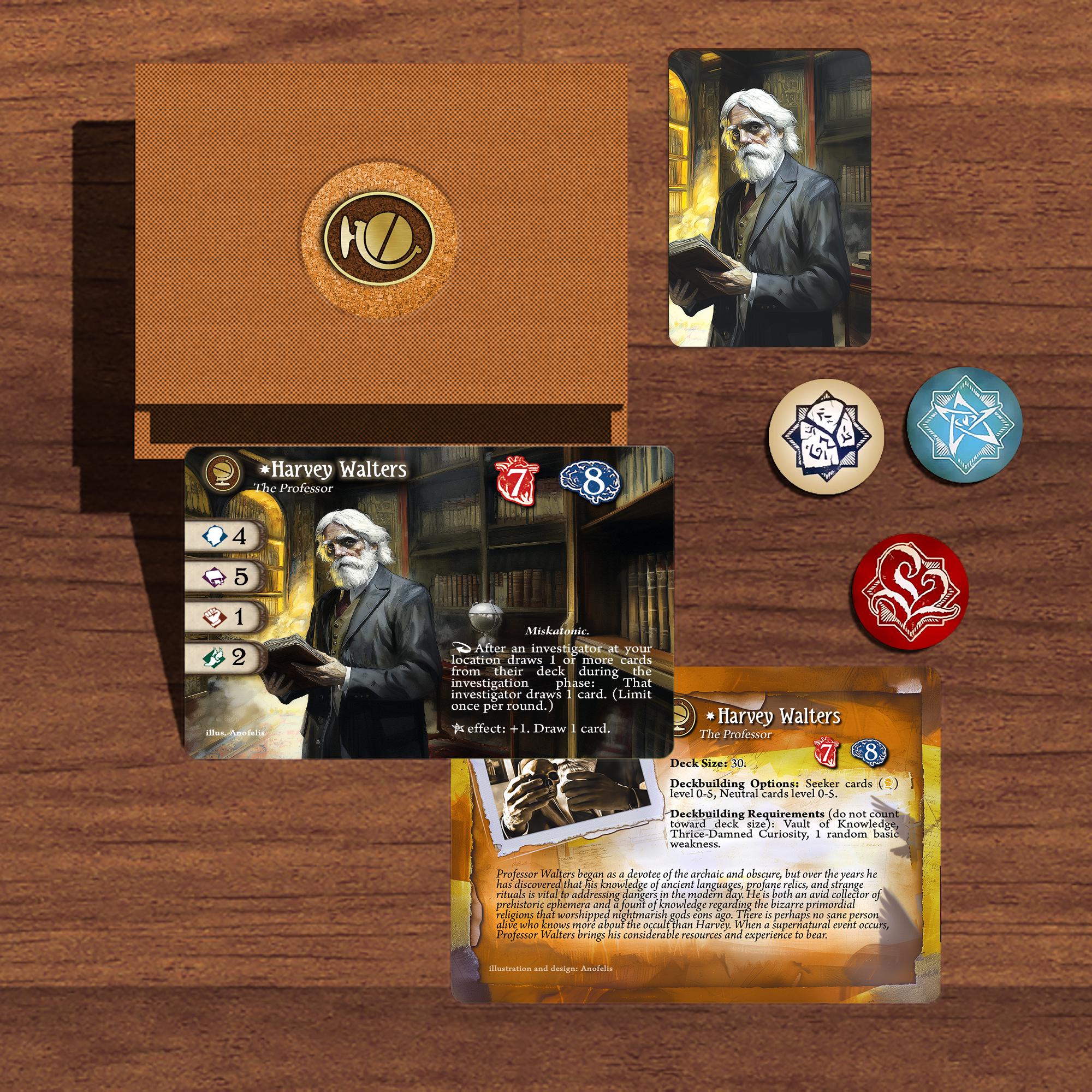 Harvey Walters (yellow Glitter Edge) - Compatible With Arkham 