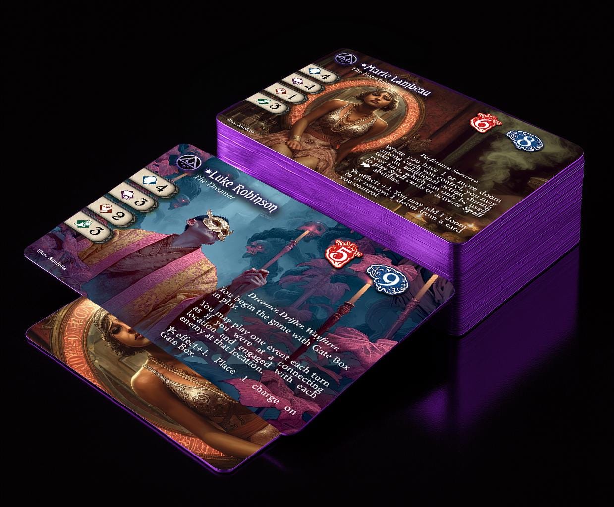 arkham horror mystic cards Arkham Horror Investigator Deck Tome main image 0