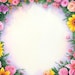 4 Digital Rose and Flower Frames With Fully Customizable Text and ...