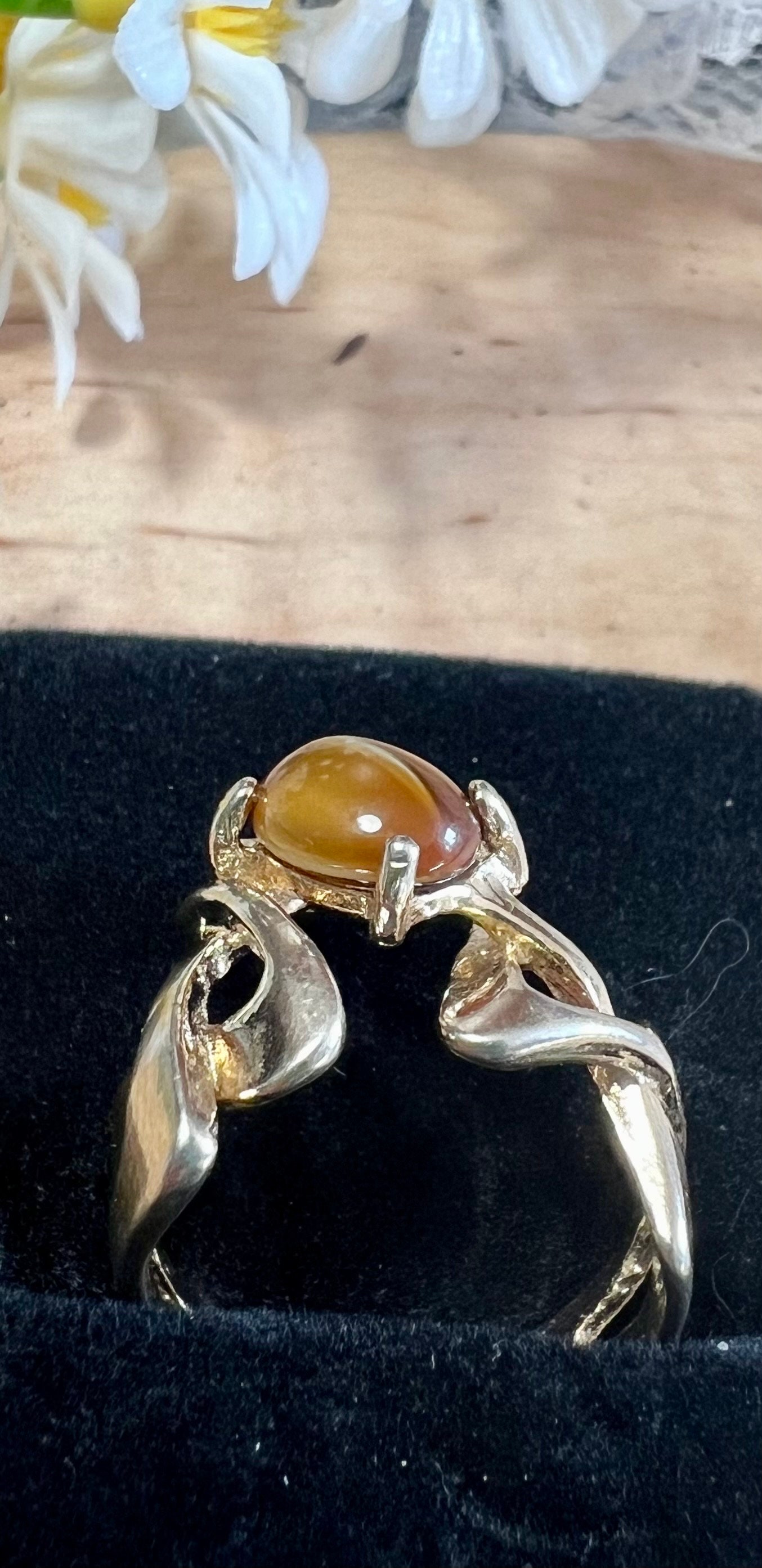 BAGUE OEIL DE TIGRE TAILLE 55 1/4 ref 8129