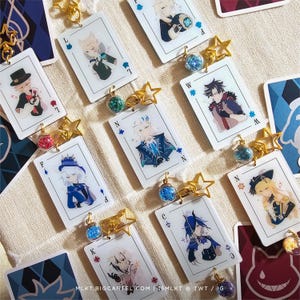 GENSHIN | Fontaine Playing Card Charms