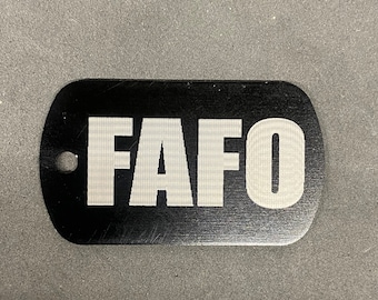 FAFO DOG TAGS