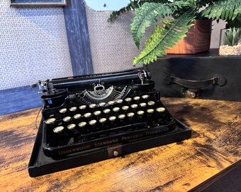 Underwood standard portable typewriter