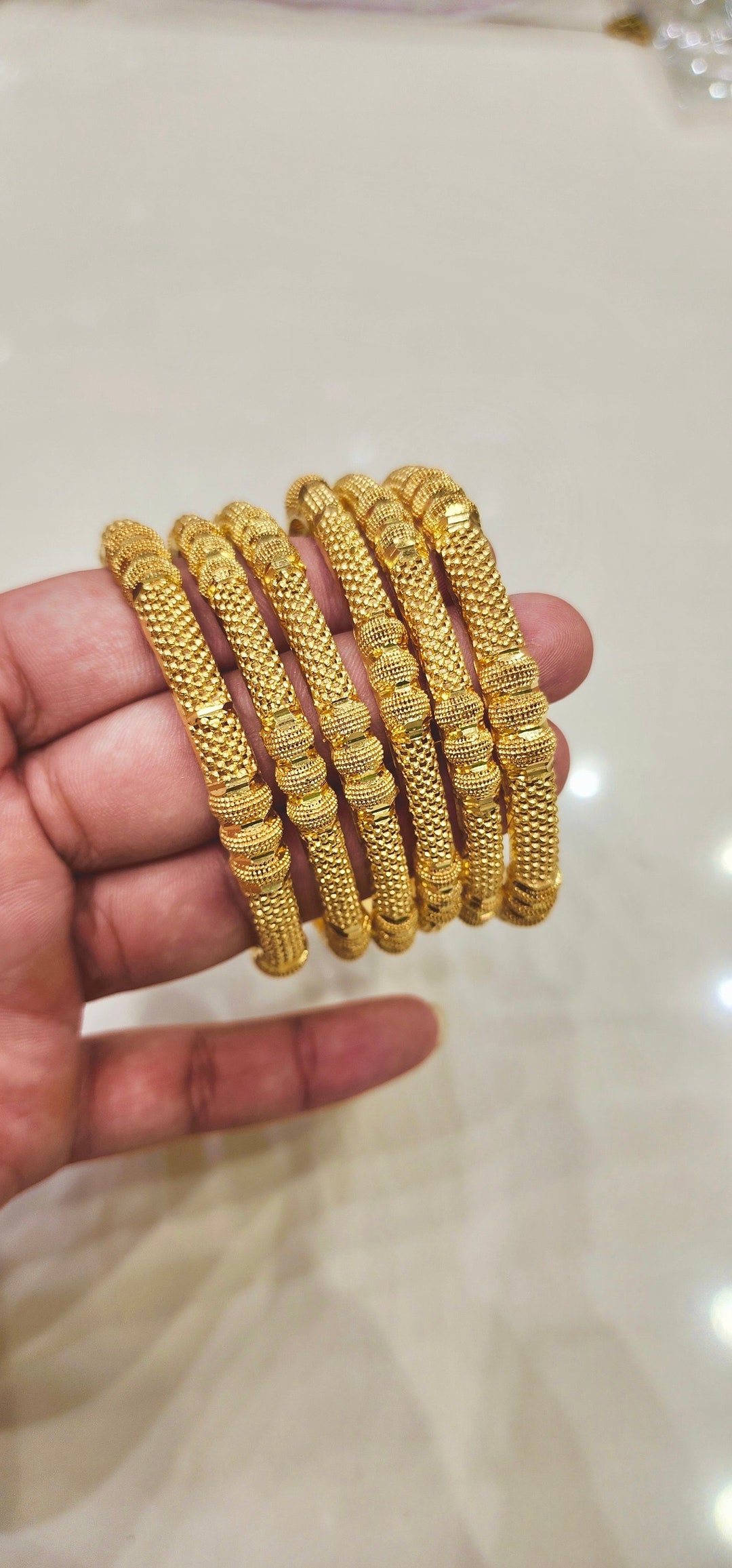 新品未使用　Goldenconcept Bangle - Gold 完売品 Victorian 15ct Gold Interwoven Illusion Bangle (583T) | The