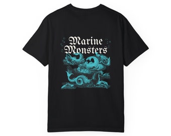 Marine Monsters Unisex Garment-Dyed T-shirt