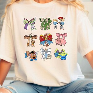 Coquette Bows Toy Story Shirt: Watercolor Pixar Tee, Disneyland Matching
