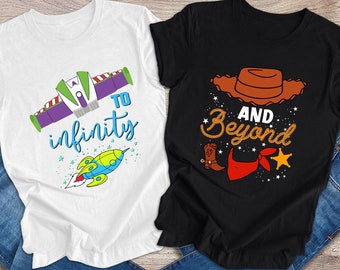 To infinity and Beyond Shirts, Toy Story Matching Shirts, Andy Shirt, Toy Story Birthday, Disney Matching Shirts, Buzz Shirt, Woody Shirt