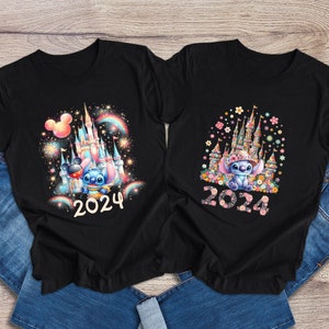Stitch Shirt, Disney Tee, Disney Stitch Shirt, Stitch Disneyworld Shirt, Disney Vacation Shirts, Disney Castle Shirt, Magic Kingdom Shirt