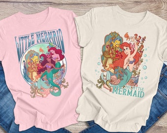 The Little Mermaid Shirt, Ariel Shirt, Princess Shirt, Disney Gift Shirt, Disney Trip Shirt, Disney Fan Shirt, Disney Girls Trip Shirts