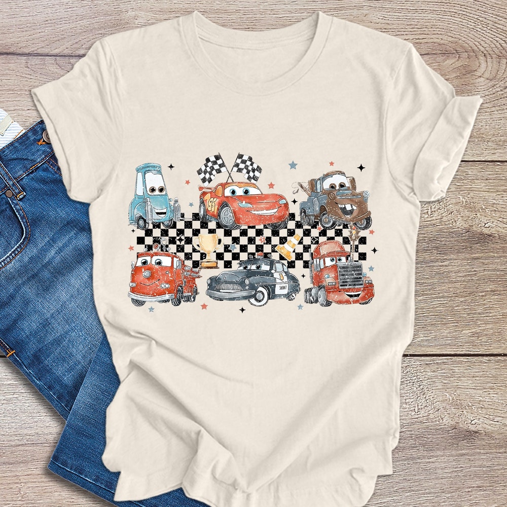 Snorider Design Disney Retro Cars Shirt, Funny Cars Shirt, Disney Cars Kid Shirt, Disney Cars Shirt, Cars Boy Shirt, Lightening Mcqueen Shirt, Mater Shirt