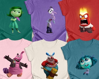 Inside Out 2 Shirt, Inside Out Birthday Shirt, Disney Pixar Inside Out Movie 2024 Shirt, Inside Out Characters Shirt, Group Matching Shirt