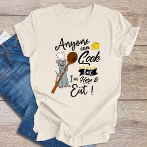 Ratatouille Shirt: Chef Remy, Anyone Can Cook Tee